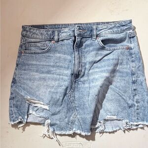American Eagle Outfitters Blue Denim Mini Skirt